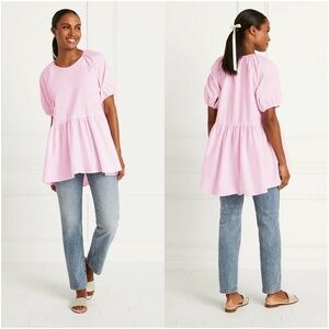 HILL HOUSE The Francesca Top In Ballerina Pink